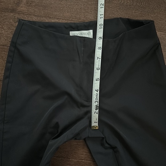 Y2K Hugo Buscati High Waist Bootcut Pants Black 90’s Vintage 2 - Picture 8 of 10